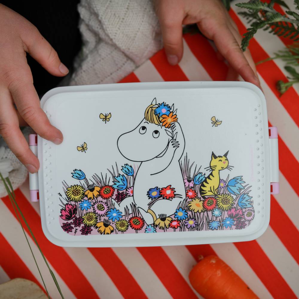 Moomin Meadow Lunchbox Pink - The Official Moomin Shop