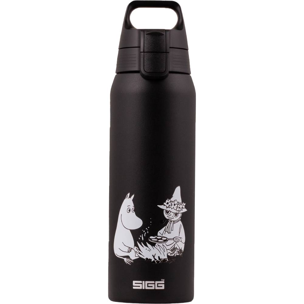 Moomin Shield Thermal Bottle 0.75L Black - The Official Moomin Shop