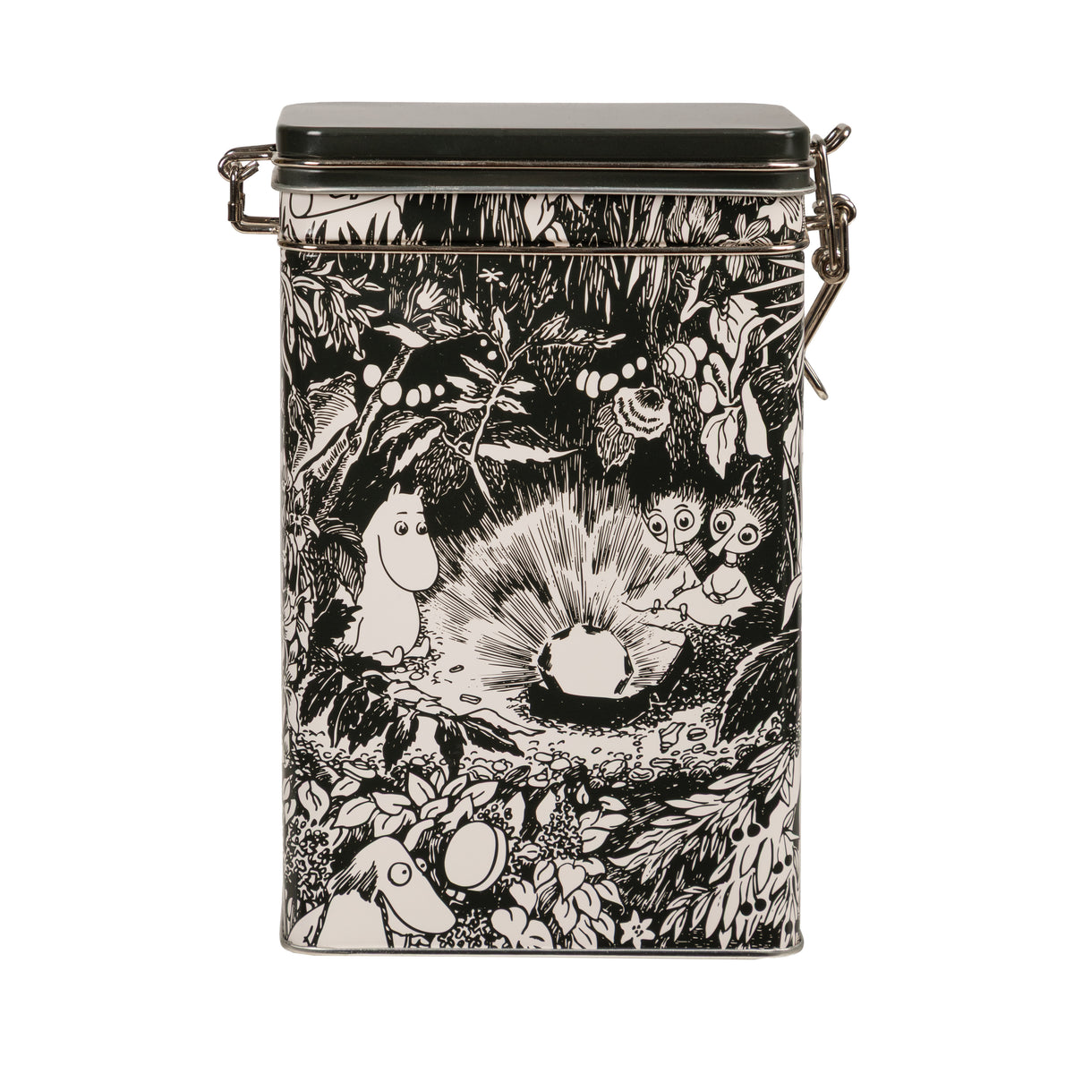 Moomin Ruby Coffee Tin B&W - The Official Moomin Shop