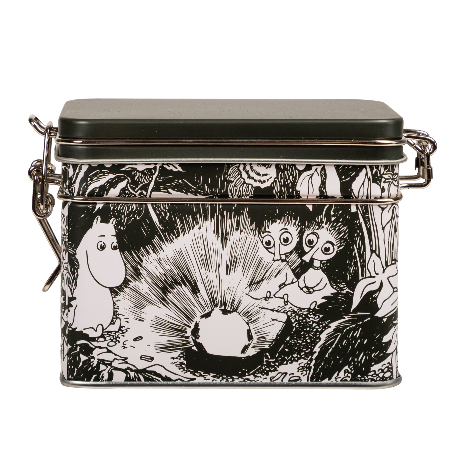 Moomin Ruby Tea Tin B&W - The Official Moomin Shop