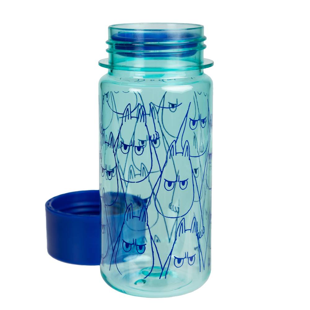 Moomintroll Angry Portrait Bottle 3dl Blue - The Official Moomin Shop