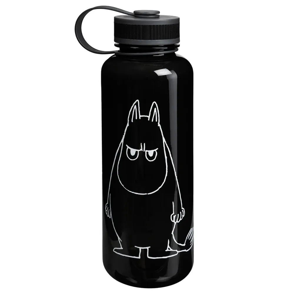 Moomintroll Angry Bottle 1l Black