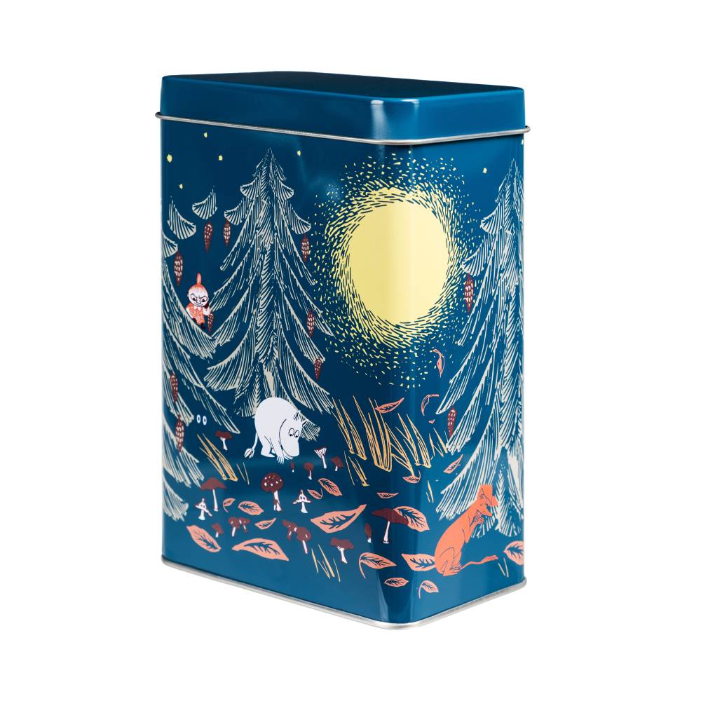 Moomin Primeval Forest Coffee Tin Blue - The Official Moomin Shop