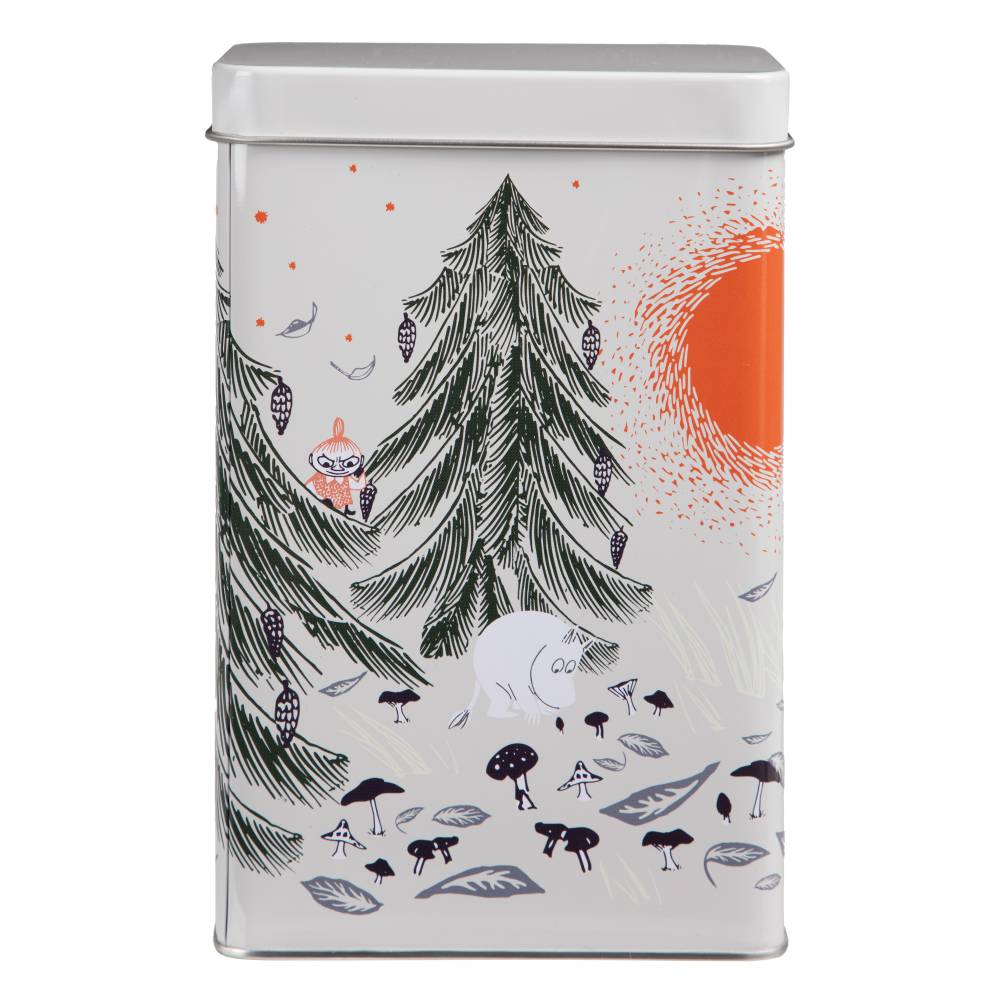 Moomin Primeval Forest Coffee Tin White - The Official Moomin Shop