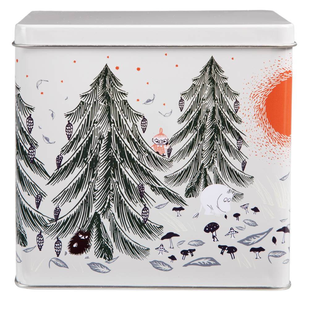 Moomin Primeval Forest Tin Long White - The Official Moomin Shop