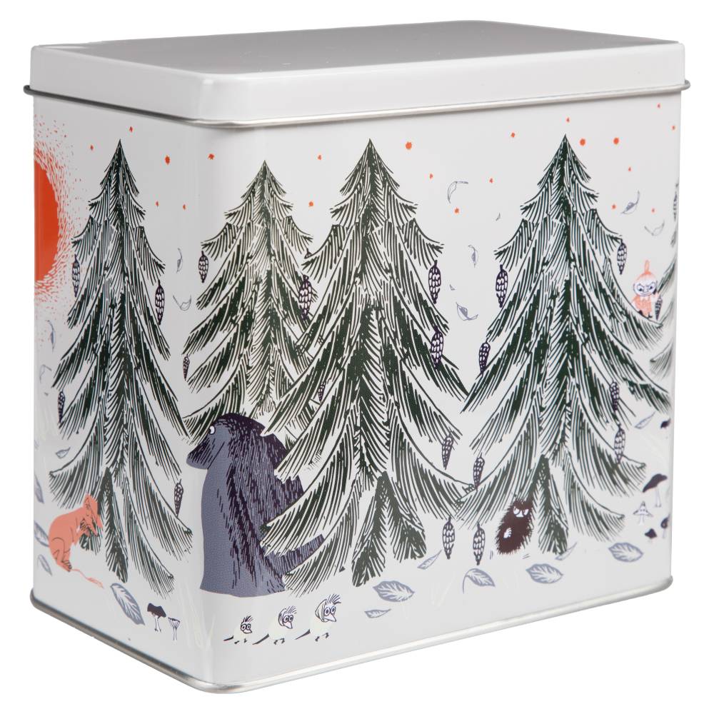 Moomin Primeval Forest Tin Long White - The Official Moomin Shop