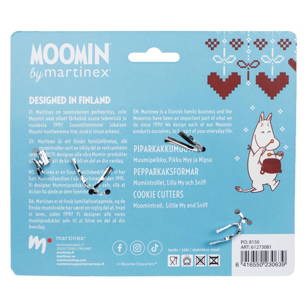 Moomin Midwinter Cookie Cutter 3-set - The Official Moomin Shop