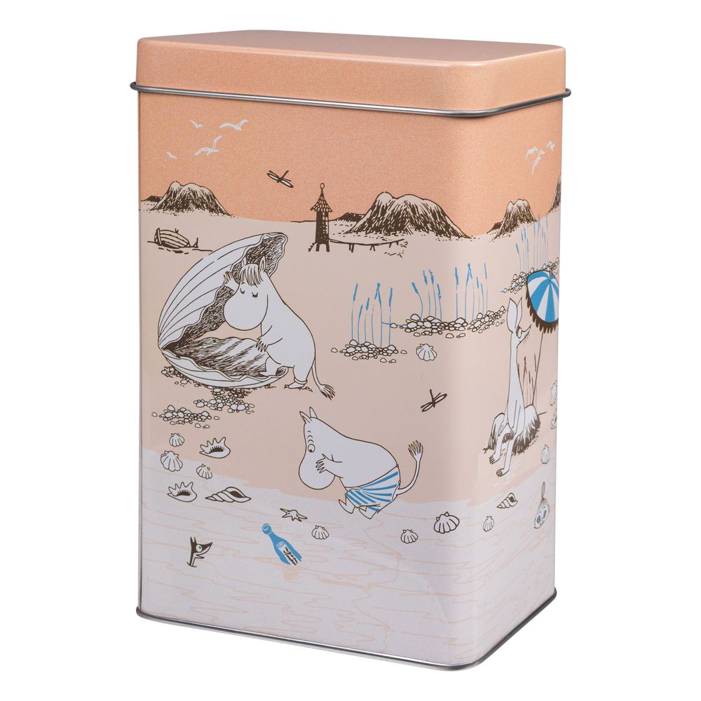 Moomin Beach Trip Coffee Tin - The Official Moomin Shop