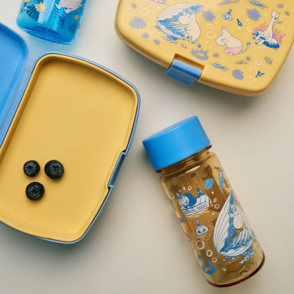 Moomin Beach Play Lunch Box Yellow - The Official Moomin Shop