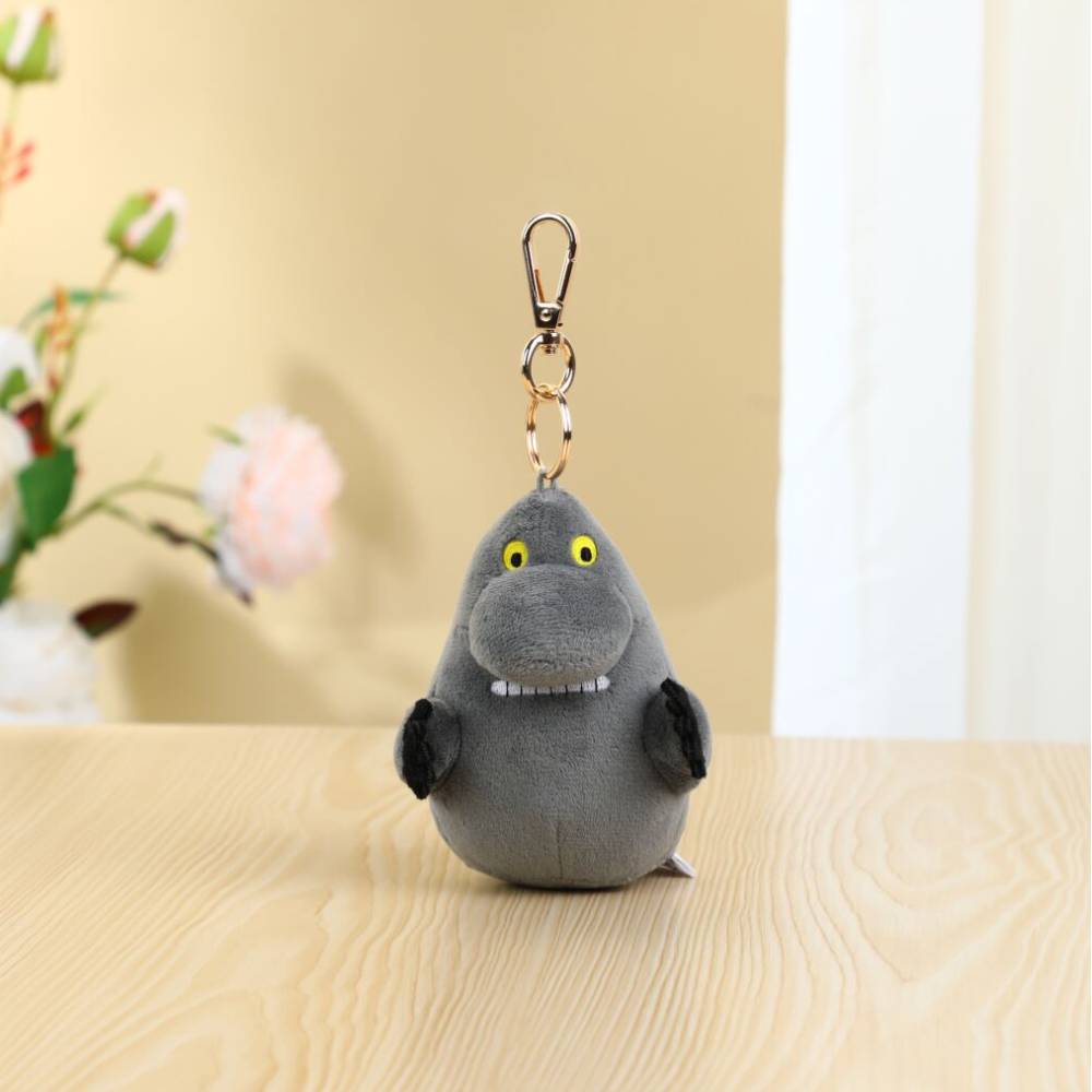 The Groke Plush Keyring Gray - The Official Moomin Shop