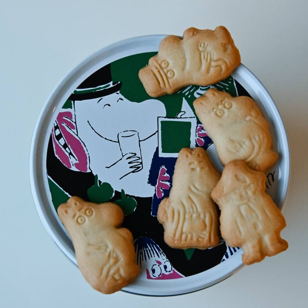 Moomin Cookies in Anniversary Jar 175g - Fazer - The Official Moomin Shop