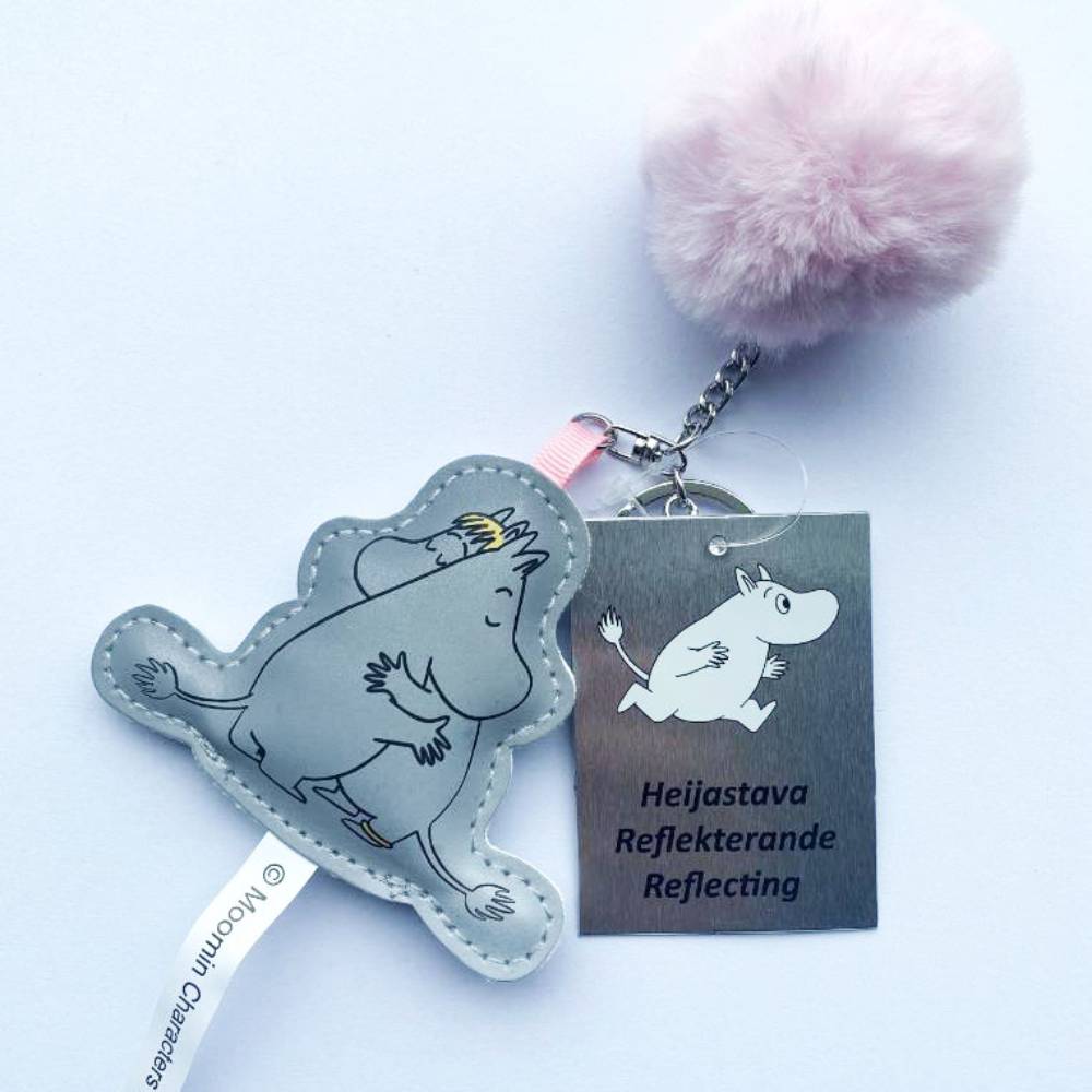 Moomin Hug Reflecting Keyring