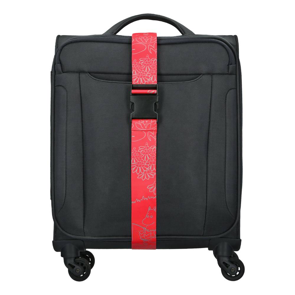 Moomin Fishing Reflecting Luggage Strap Red - The Official Moomin Shop