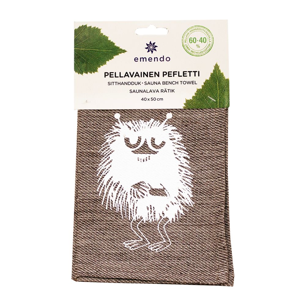 Stinky Sauna Seat Cover 40x50cm Brown - The Official Moomin Shop