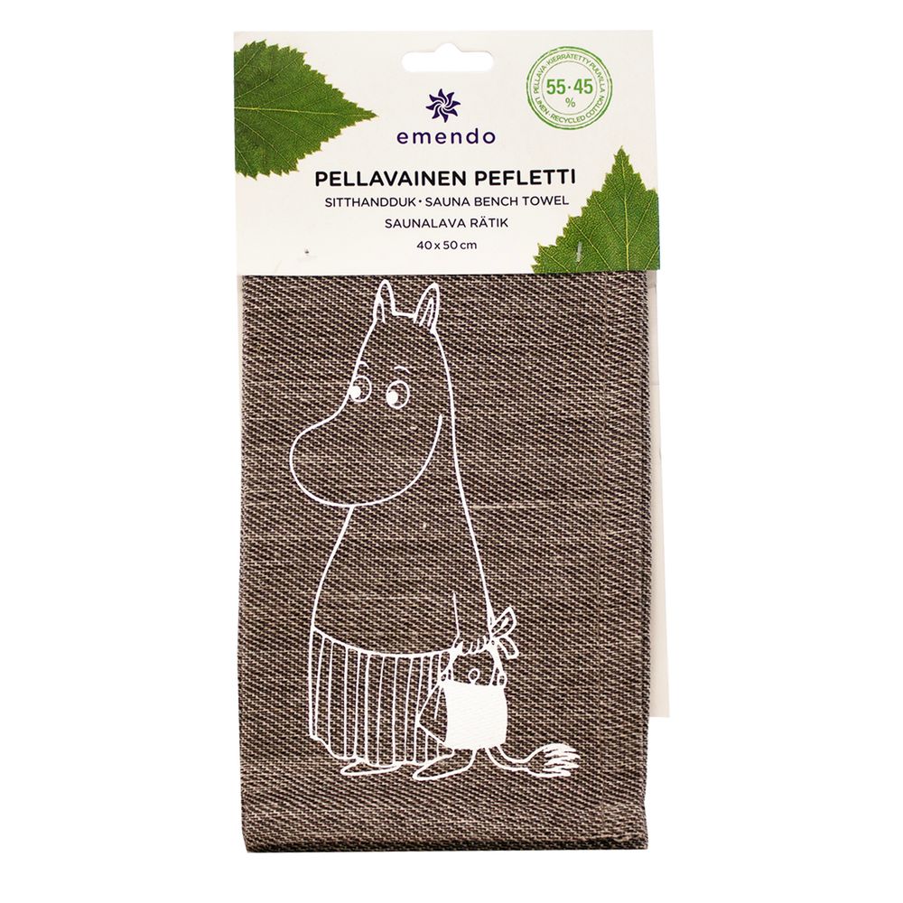 Moominmamma Sauna Seat Cover 40x50cm Brown - The Official Moomin Shop