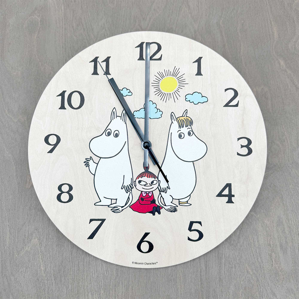 Moomin Wall Clock Sunny day - The Official Moomin Shop