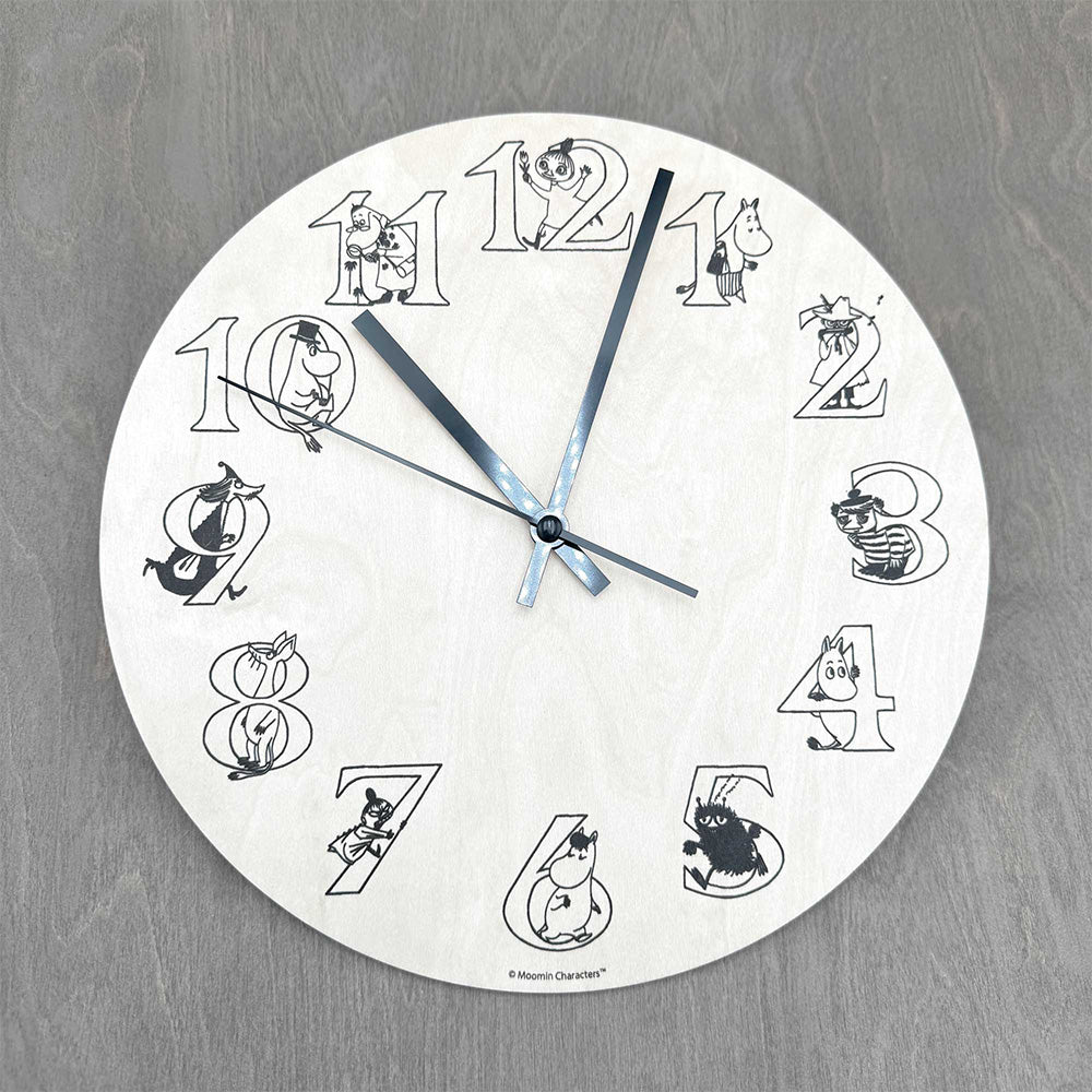Moomin Numbers Wall Clock - The Official Moomin Shop
