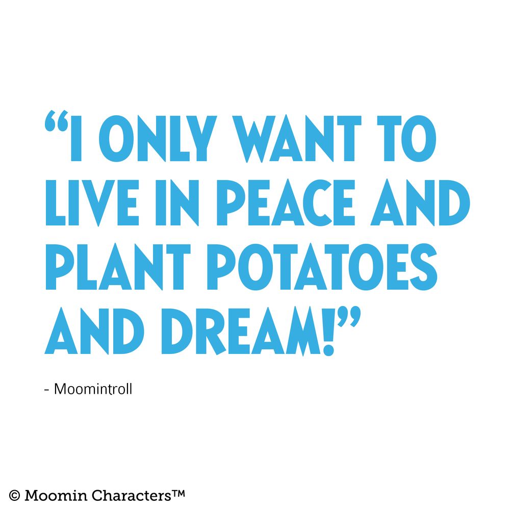 Moomintroll Quote Necklaces Gold - The Official Moomin Shop