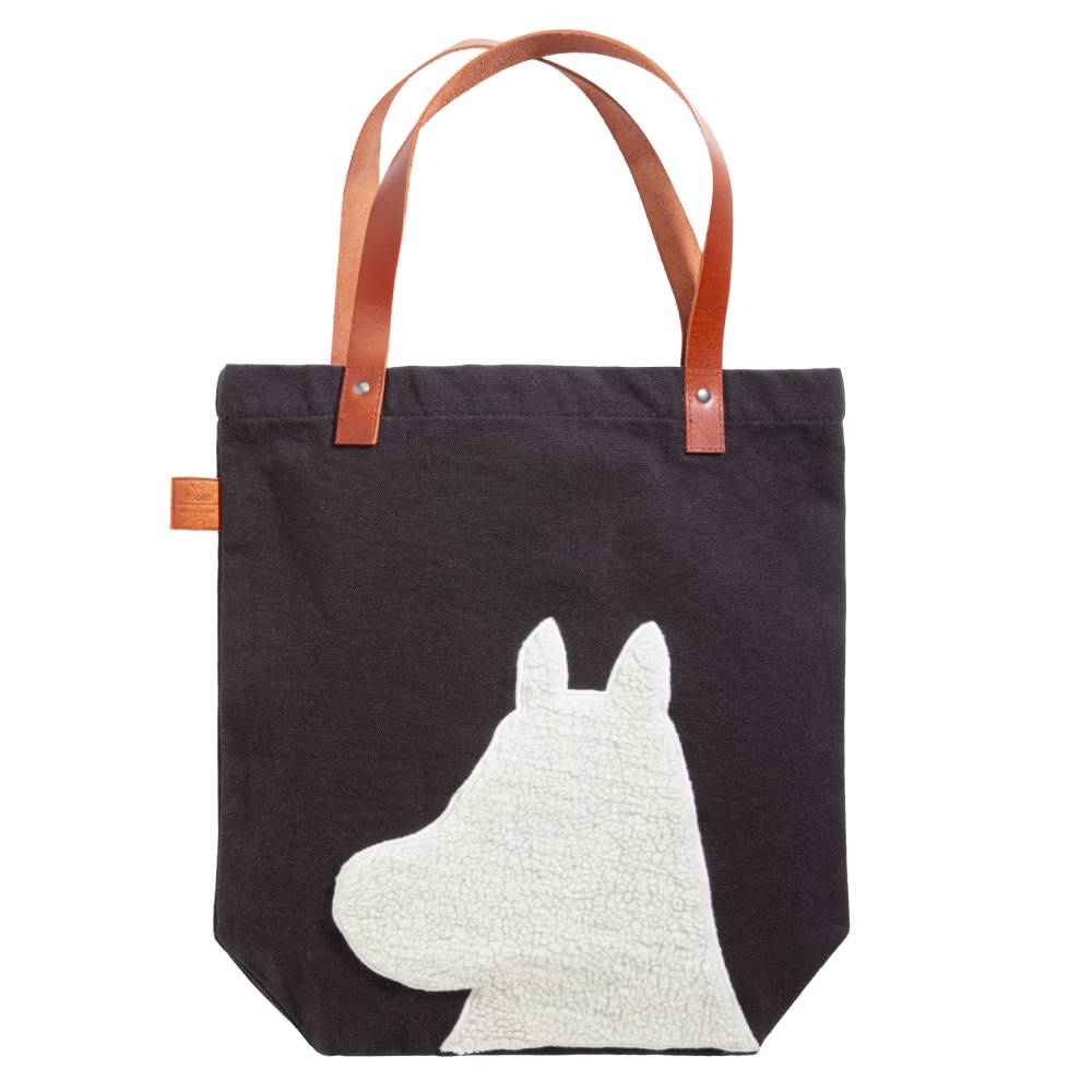 Moomintroll Tote Bag Black - The Official Moomin Shop