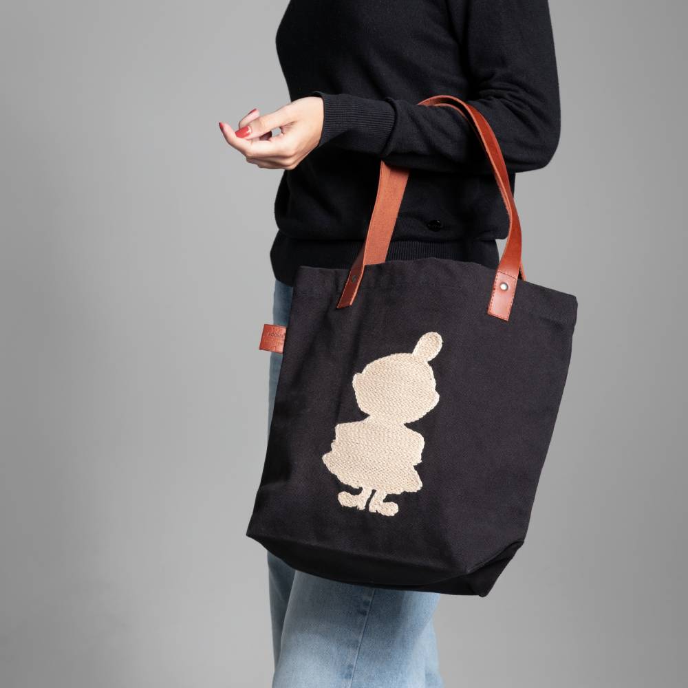 Little My Tote Bag Black - The Official Moomin Shop