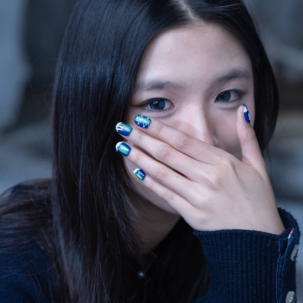 Moomin Aurora's Kiss Press-on Nails Green - The Official Moomin Shop