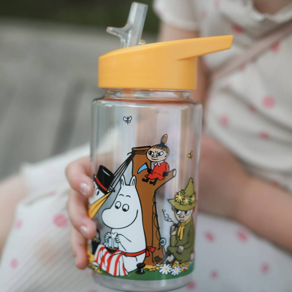 Moomin Picnic Water Bottle Yellow – Rätt Start - The Official Moomin Shop