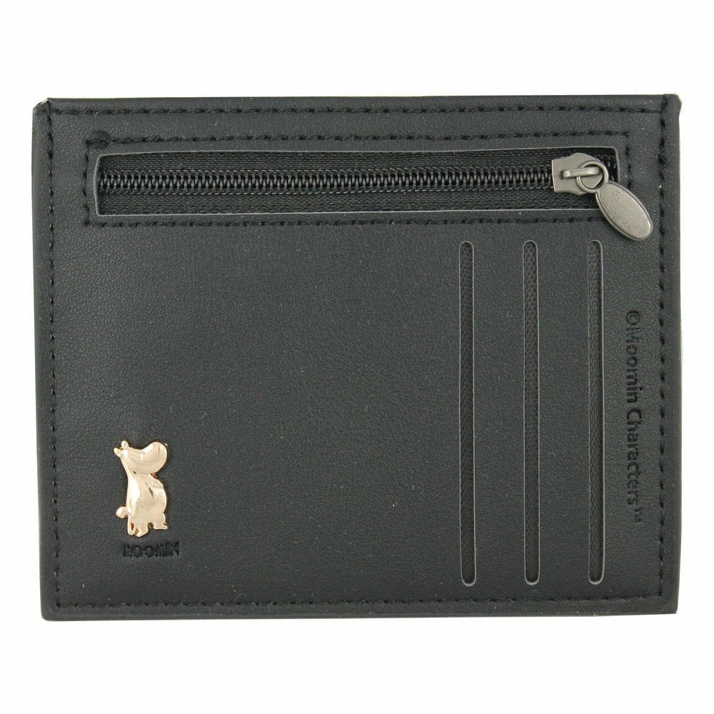 Moomintroll Pocket Wallet Black - The Official Moomin Shop