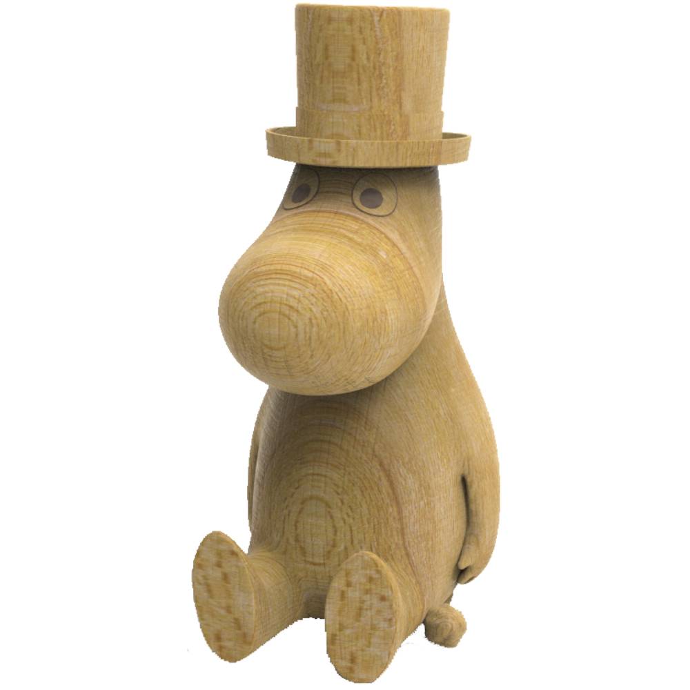 Moominpappa Wooden Figurine - The Official Moomin Shop