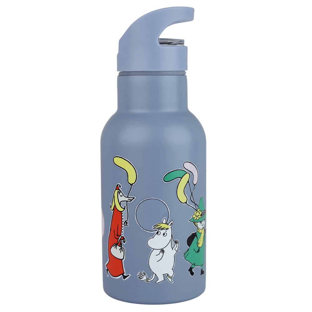 Moomin Party Water Bottle Blue – Rätt Start - The Official Moomin Shop