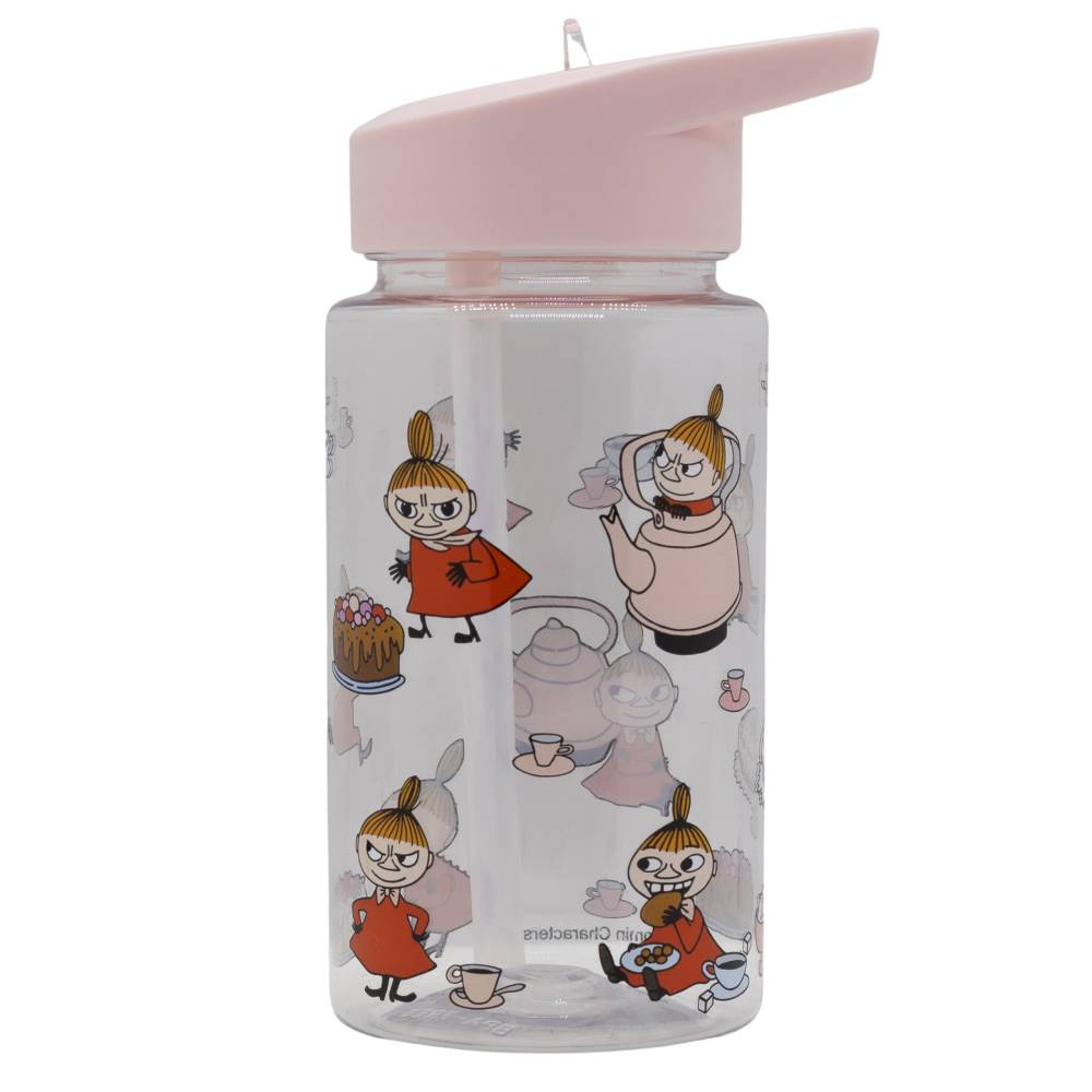 Little My Water Bottle Pink – Rätt Start - The Official Moomin Shop