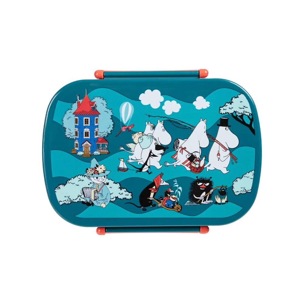 Moomin Home Yard Lunch Box Teal - Martinex - The Official Moomin Shop