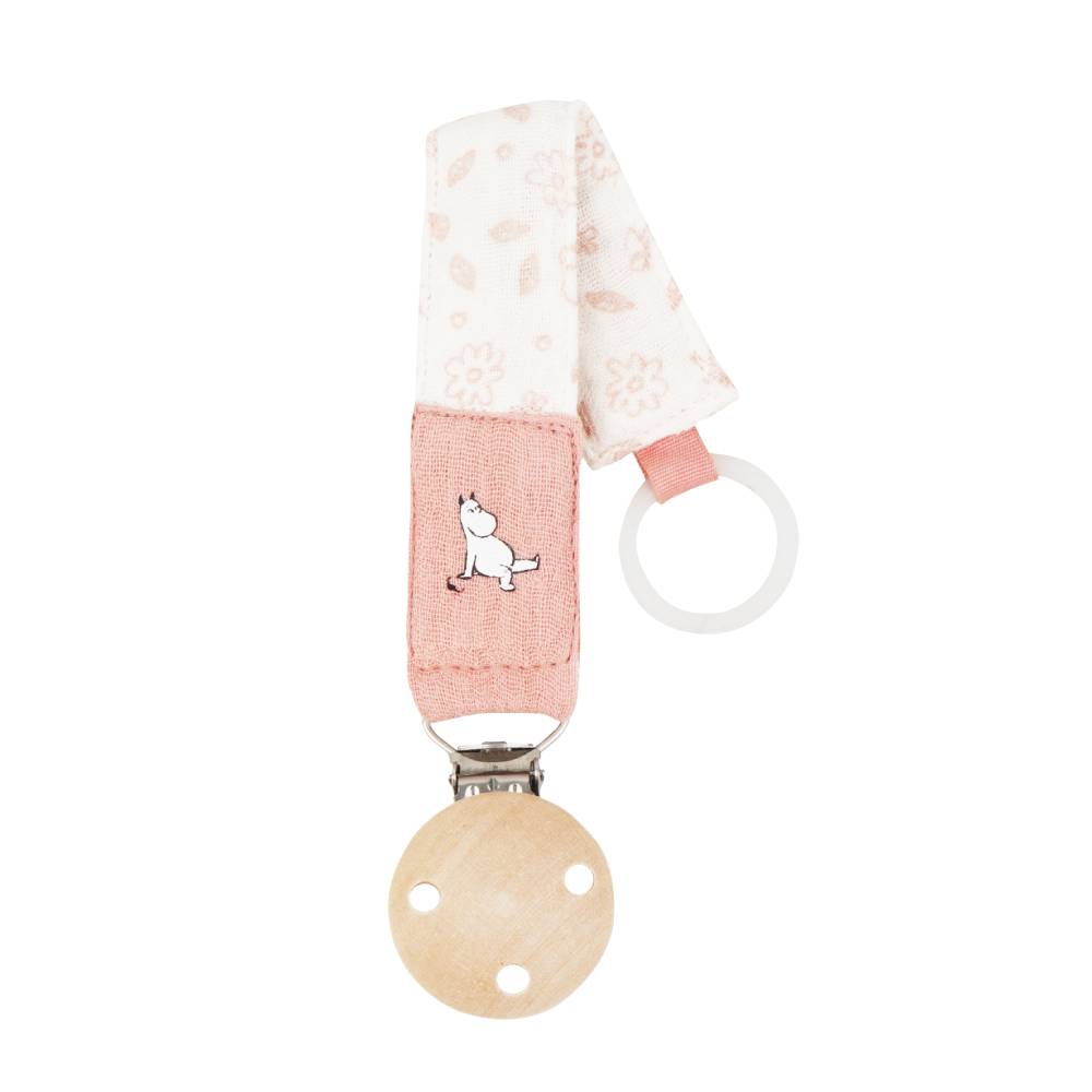 Moomin Pacifier Clip Pink - The Official Moomin Shop