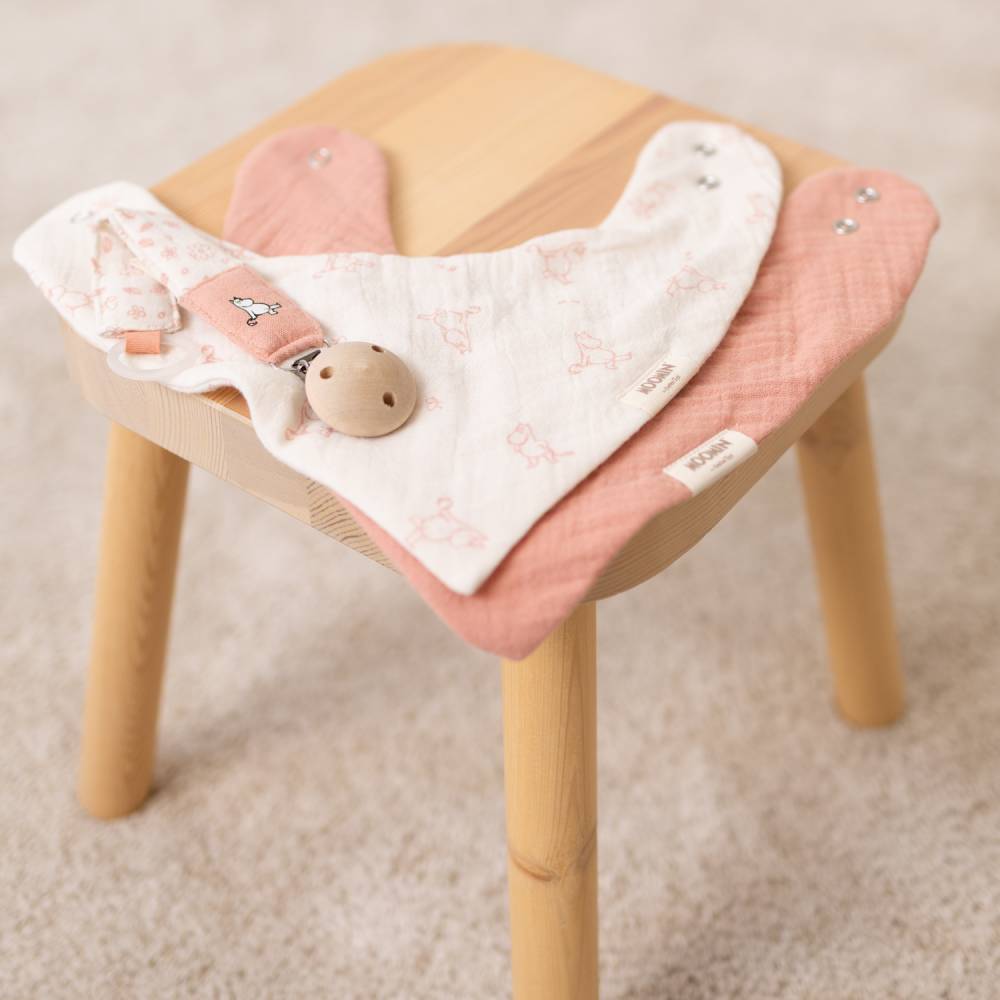 Moomin Pacifier Clip Pink - The Official Moomin Shop