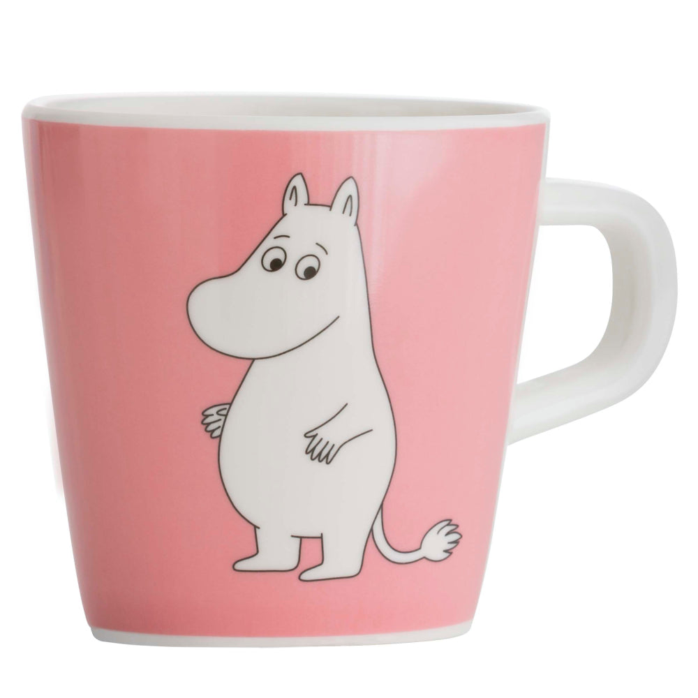 Moomintroll Melamine Mug Pink - Rätt Start - The Official Moomin Shop