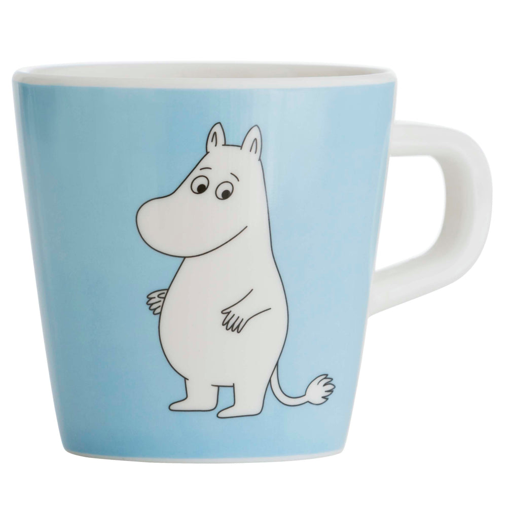 Moomintroll Melamine Mug Light Blue - Rätt Start - The Official Moomin Shop