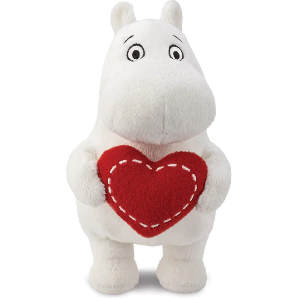 Moomintroll Heart Plush - Aurora World - The Official Moomin Shop