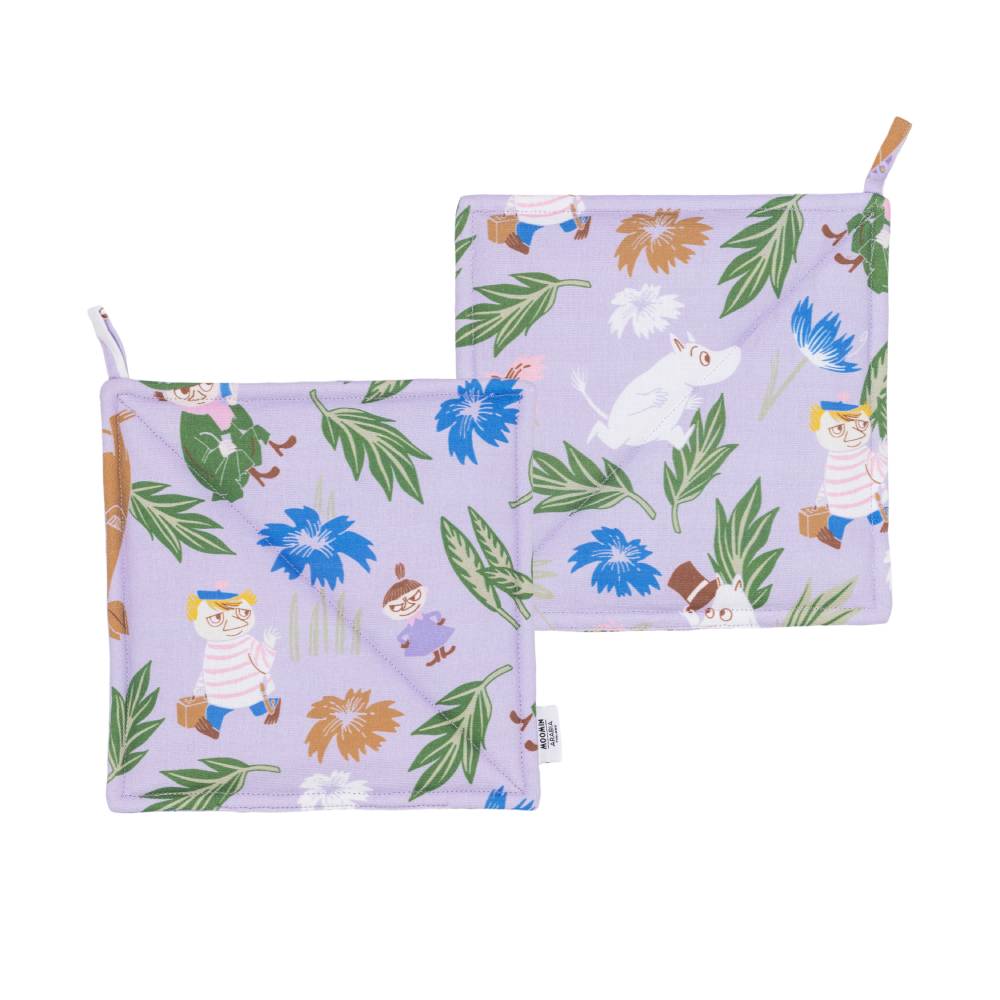 Moomin Flower Garden Pot Holders 2-pack - Moomin Arabia - The Official Moomin Shop