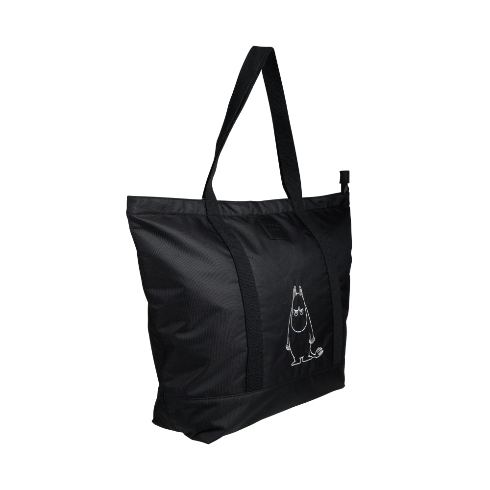 Moomintroll Angry Shopping Bag Black - The Official Moomin Shop