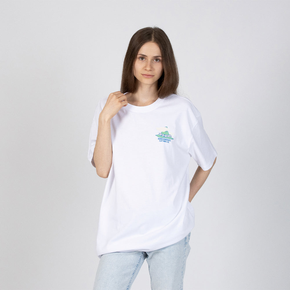 Snufkin T-shirt White - Nordicbuddies - The Official Moomin Shop