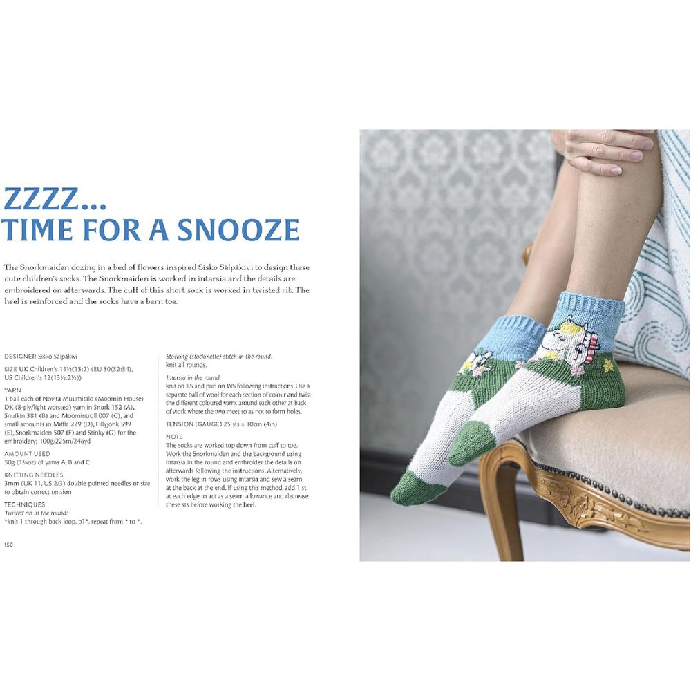Knitted Moomin Socks By Linda Permanto - The Official Moomin Shop