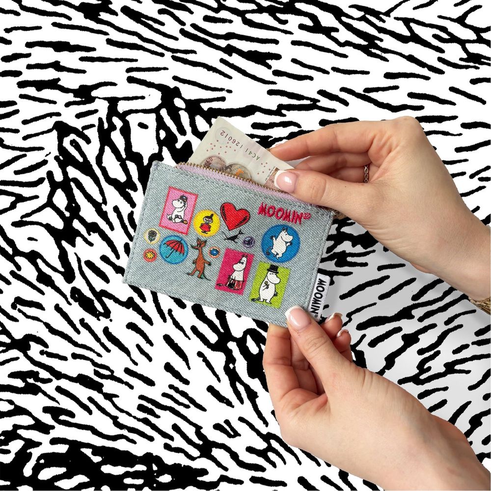 Moomin Denim Zip Purse - The Official Moomin Shop