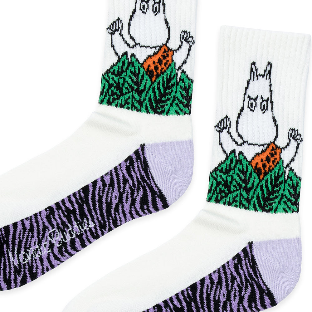 Moomin 80 Retro Socks 36-42 White - Nordicbuddies - The Official Moomin Shop