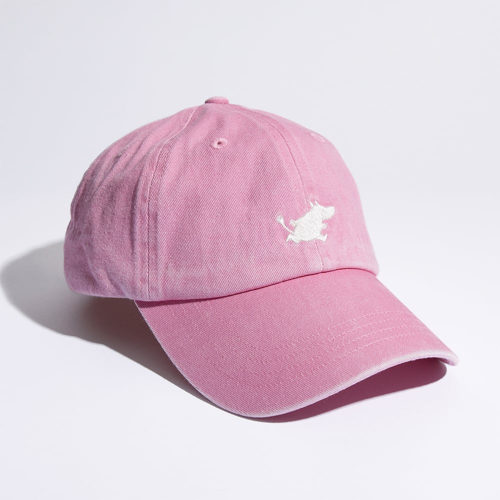 Moomintroll Classics Denim Cap Pink - Nordicbuddies - The Official Moomin Shop