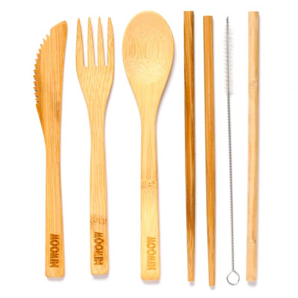 Moomin Natural Bamboo Cutlery 6-Set - Puckator - The Official Moomin Shop