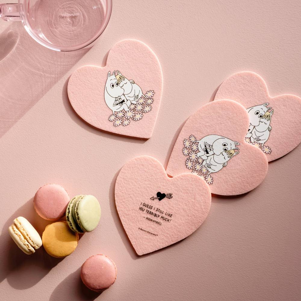 Moomin Together Coaster 4pcs - The Official Moomin Shop