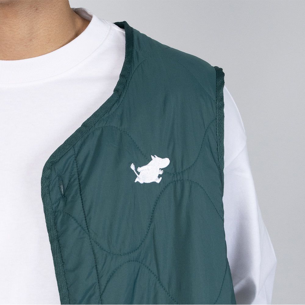 Moomintroll Vest Dark Green - Nordicbuddies