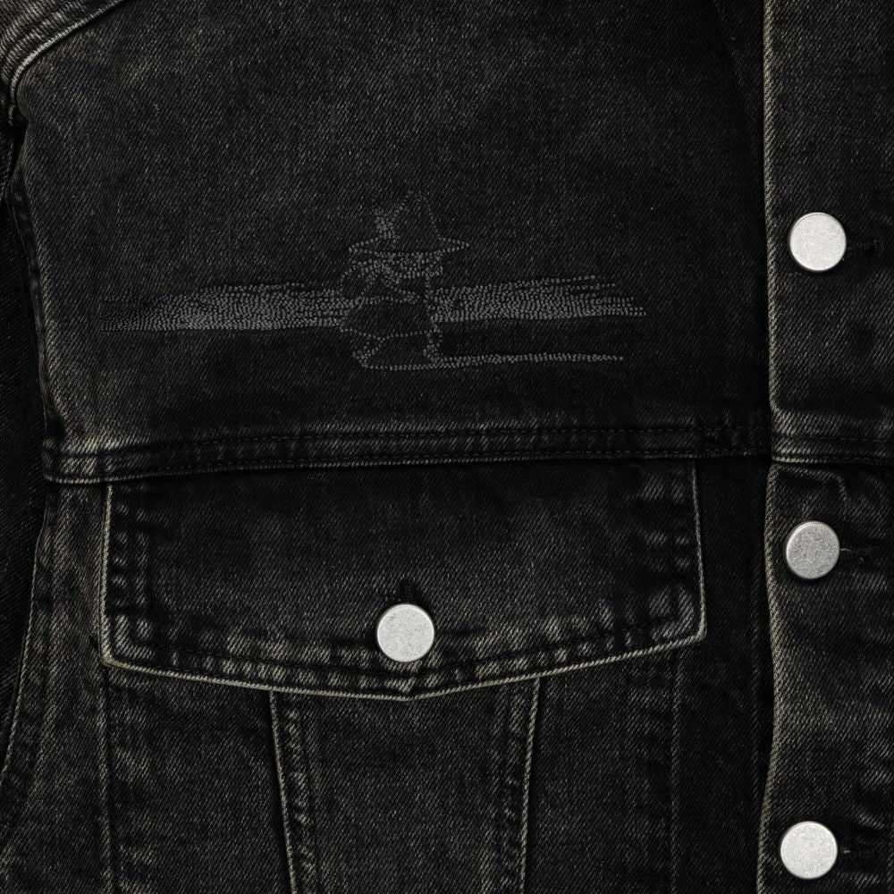 Moomin x Mert Otsamo Denim Jacket Journey Black Olive - The Official Moomin Shop