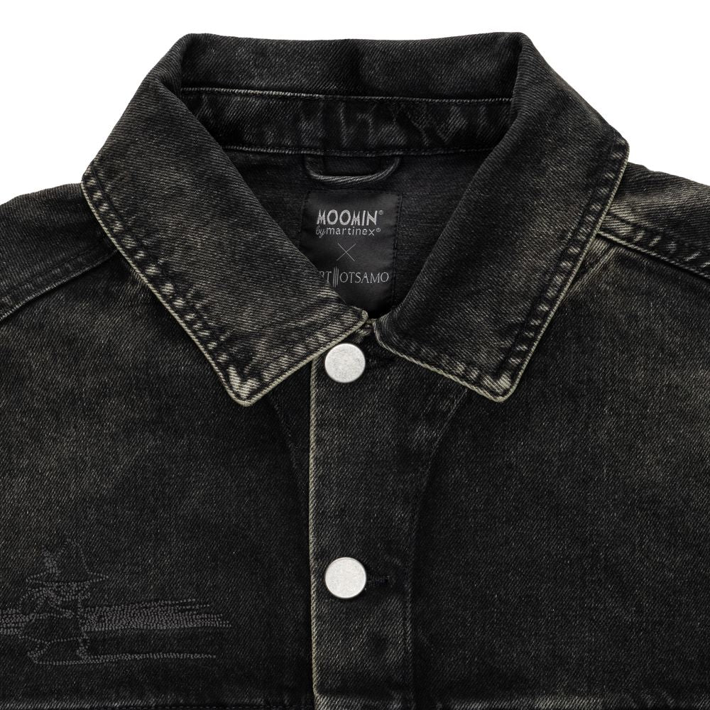 Moomin x Mert Otsamo Denim Jacket Journey Black Olive - The Official Moomin Shop