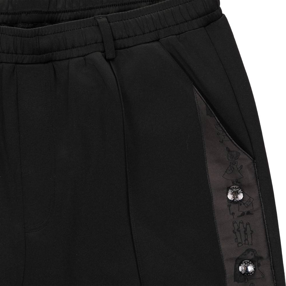 Moomin x Mert Otsamo Meteorite Ribbon Pants Black - The Official Moomin Shop