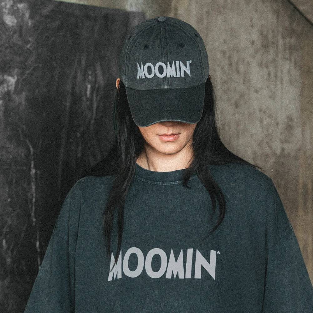 Moomin x Mert Otsamo Logo Cap Vintage Black